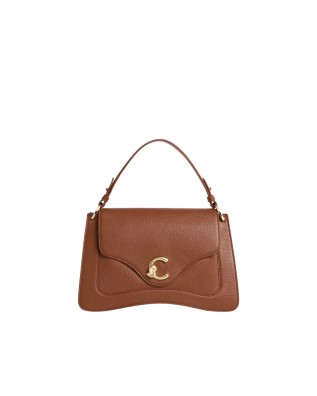  Coccinelle – Borsa a mano in pelle con patta media C-ME
