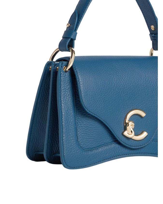  Coccinelle – Borsa a mano in pelle con patta piccola C-ME