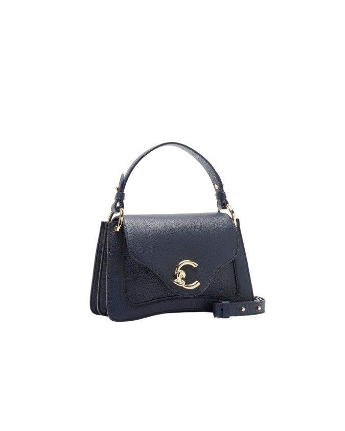  Coccinelle – Borsa a mano in pelle con patta piccola C-ME