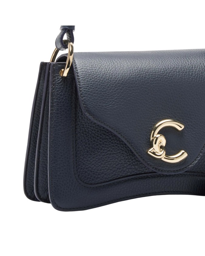  Coccinelle – Borsa a mano in pelle con patta piccola C-ME