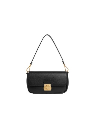Coccinelle - Medium C-Me Leather Shoulder Bag with Flap and