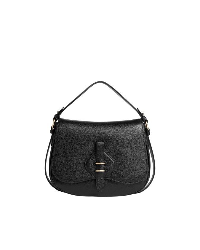 Coccinelle - Borsa a mano in pelle con tracolla e patta medium