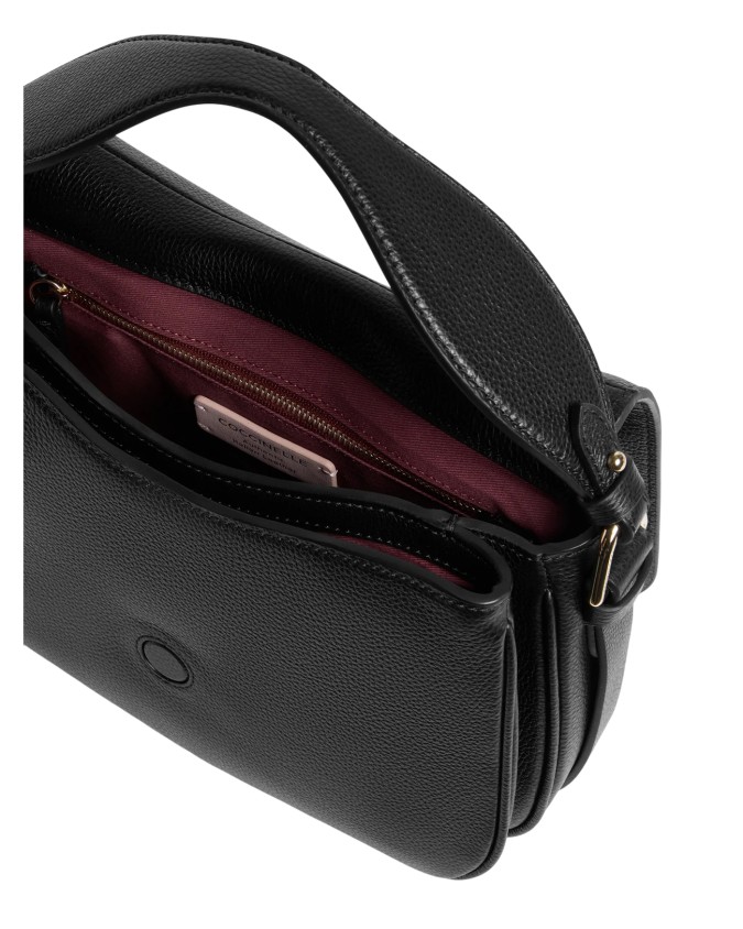  Coccinelle - Borsa a mano in pelle con tracolla e patta medium