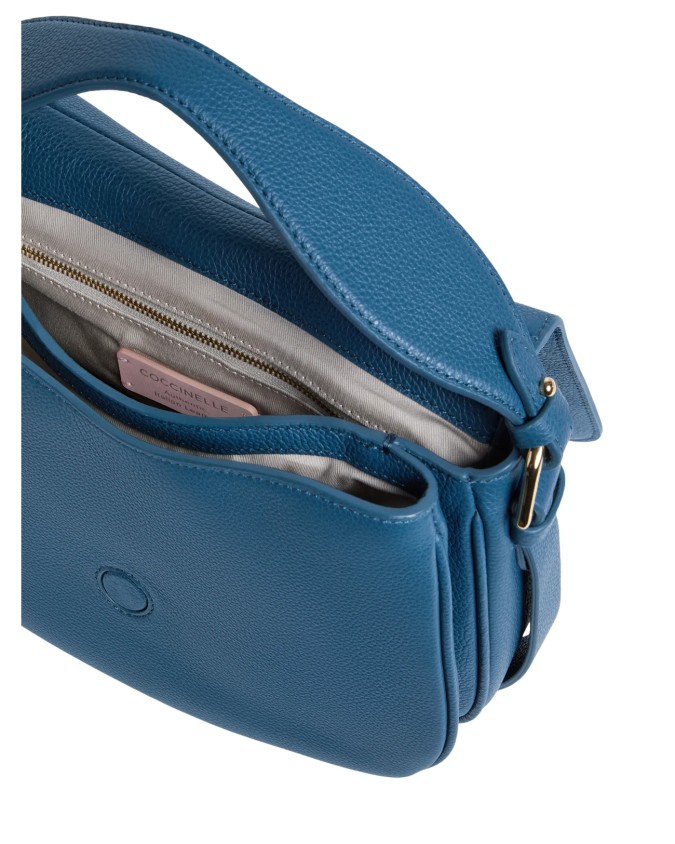  Coccinelle - Borsa a mano in pelle con tracolla e patta medium