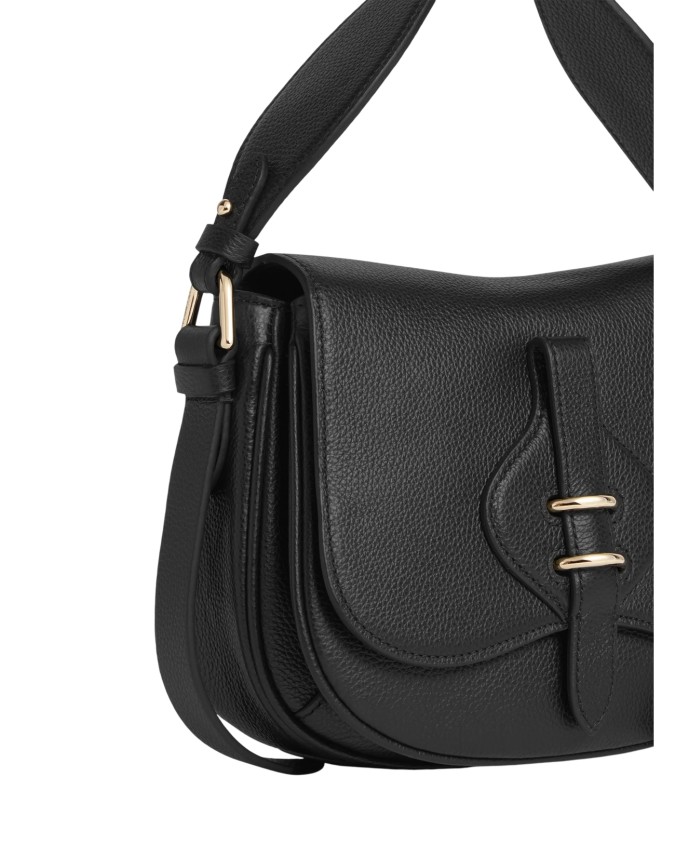  Coccinelle - Borsa a mano in pelle con tracolla e patta small