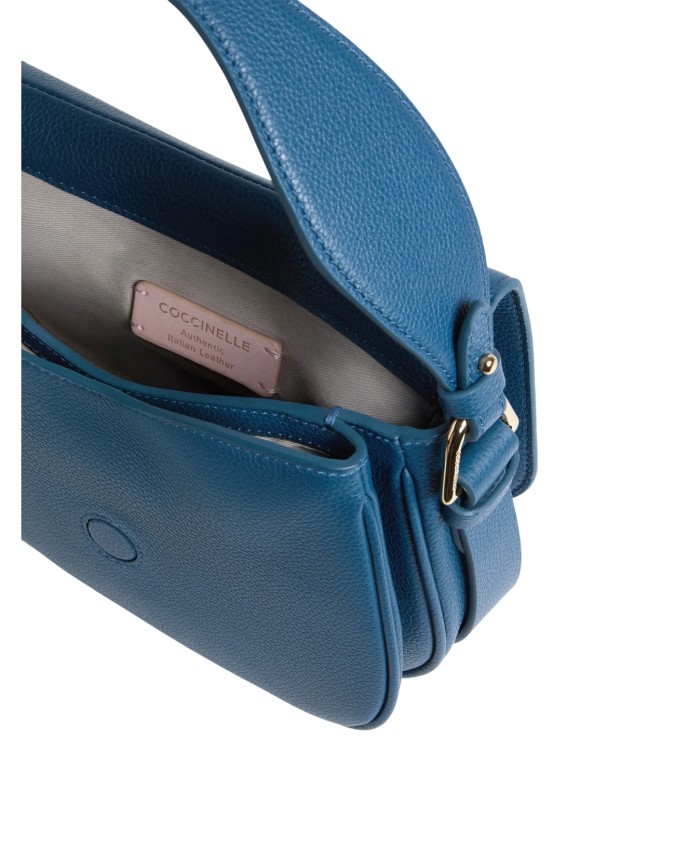  Coccinelle - Borsa a mano in pelle con tracolla e patta small