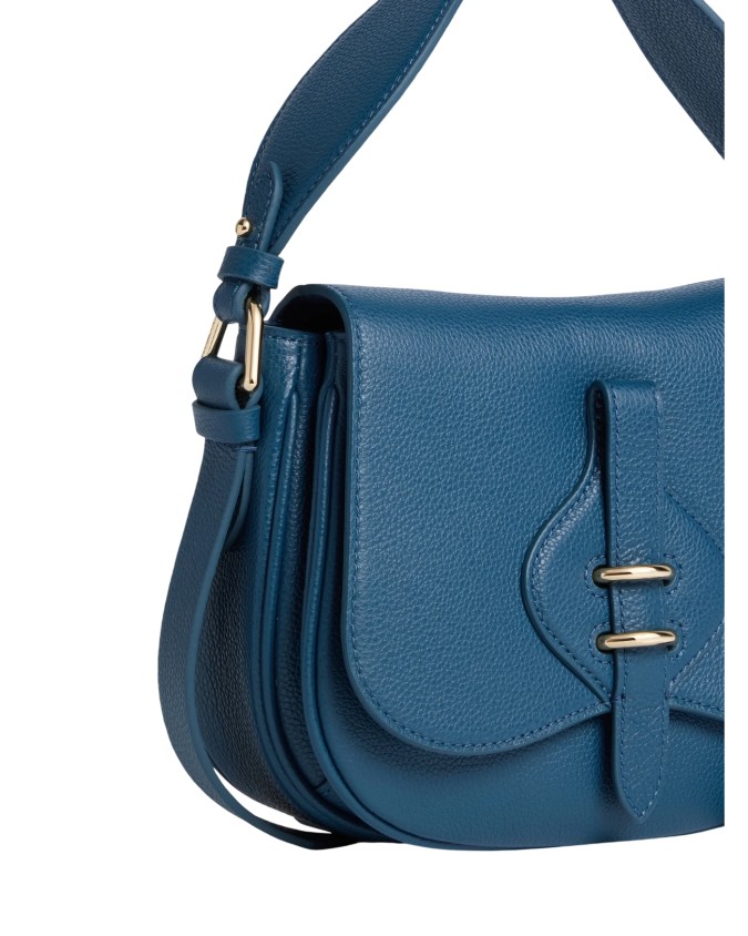  Coccinelle - Borsa a mano in pelle con tracolla e patta small
