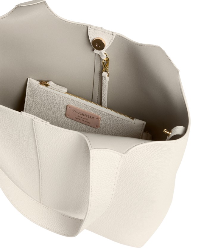  Coccinelle – Borsa shopper a spalla in pelle C-Easy