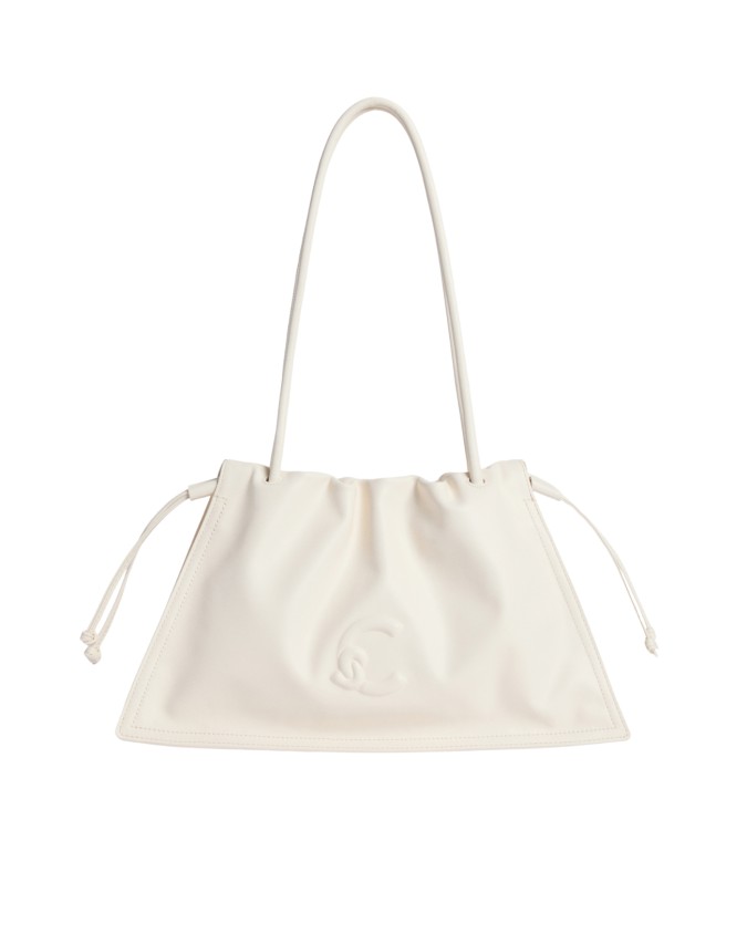  Coccinelle – Borsa a spalla con doppio manico in pelle Dulse