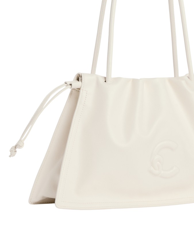  Coccinelle – Borsa a spalla con doppio manico in pelle Dulse