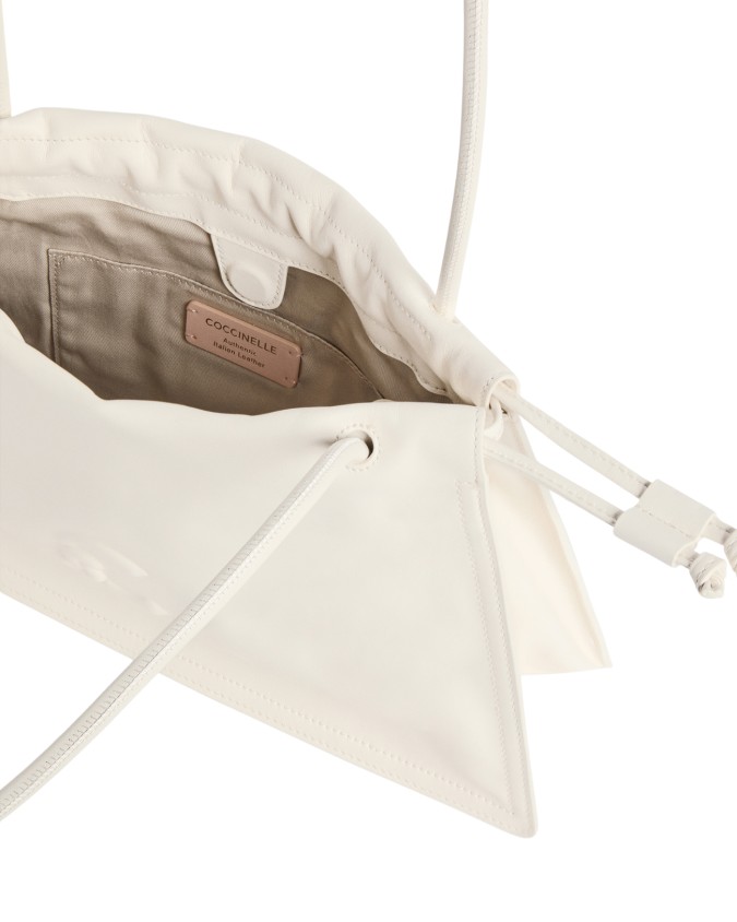  Coccinelle – Borsa a spalla con doppio manico in pelle Dulse
