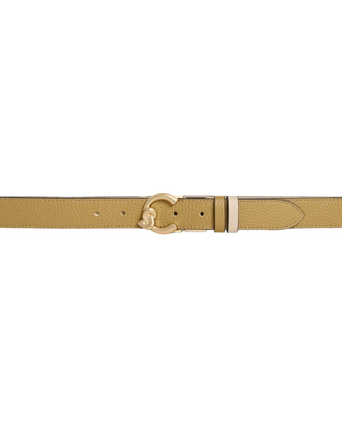  Coccinelle – Cintura donna in pelle bicolore C-ME