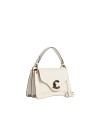  Coccinelle - Borsa a Mano in Pelle Liscia Logo Tartarugato