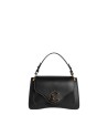  Coccinelle - Borsa a Mano in Pelle Liscia Logo Tartarugato