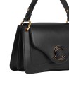  Coccinelle - Borsa a Mano in Pelle Liscia Logo Tartarugato