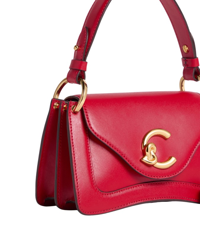  Coccinelle - Borsa a Mano in Pelle Lisca con Tracolla C-Me Mini