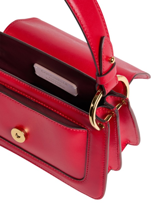  Coccinelle - Borsa a Mano in Pelle Lisca con Tracolla C-Me Mini