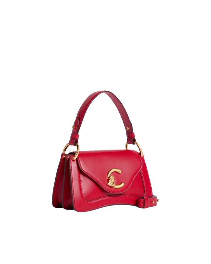  Coccinelle - Borsa a Mano in Pelle Lisca con Tracolla C-Me Mini
