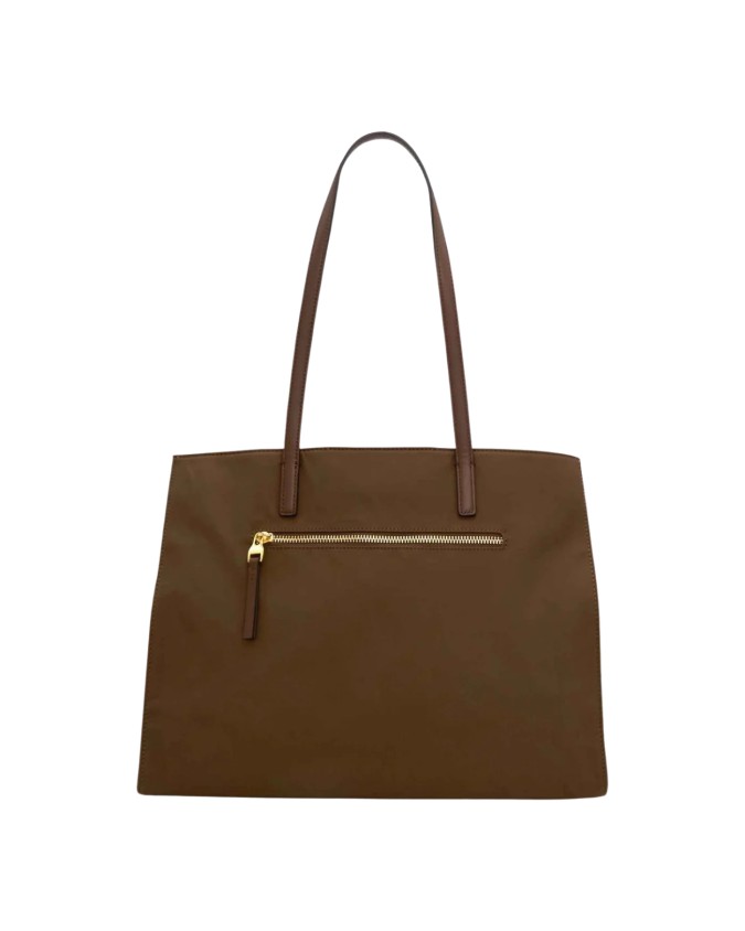  Nannini - Borsa in Nylon con Dettagli in Pelle Carla