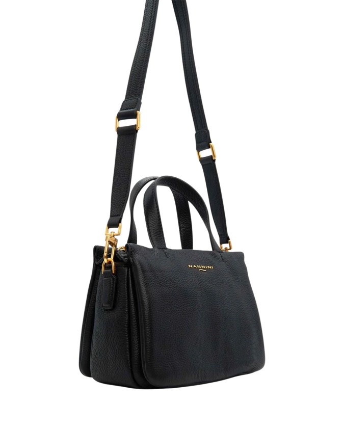  Nannini - Borsa a mano in pelle con tracolla Lima