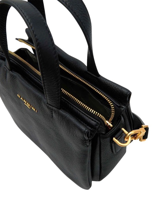  Nannini - Borsa a mano in pelle con tracolla Lima