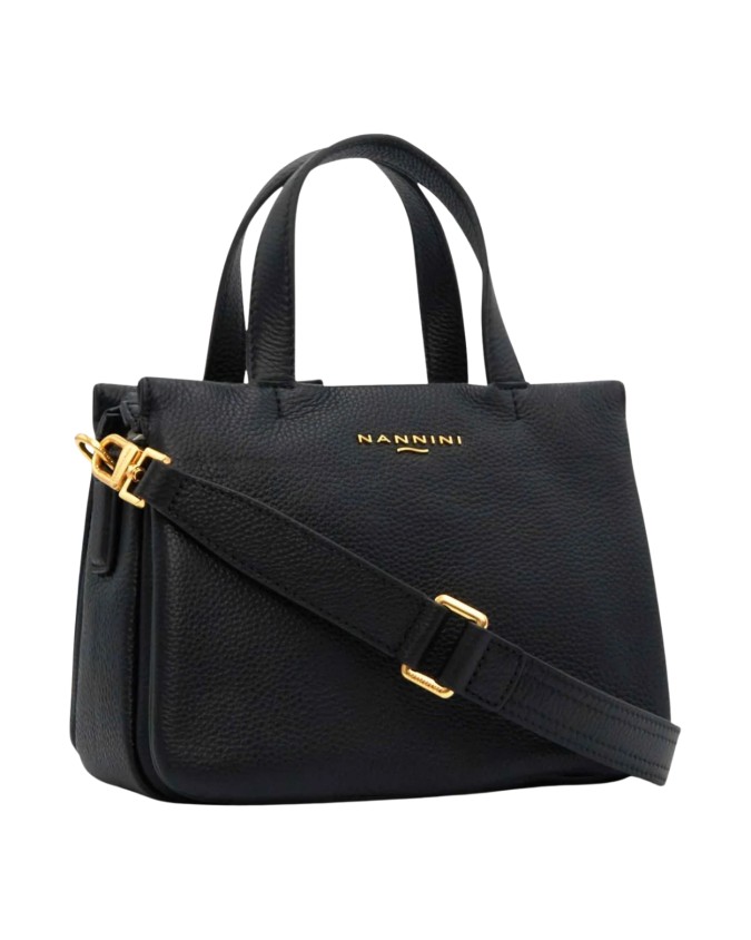  Nannini - Borsa a mano in pelle con tracolla Lima