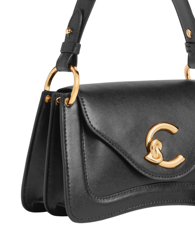  Coccinelle - Borsa a Mano in Pelle Lisca con Tracolla C-Me Mini
