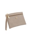  Ynot - Pochette con manico laterale small in pvc Lux