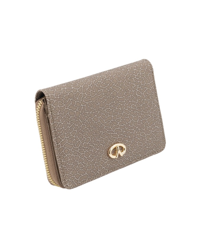  Ynot - Portafoglio donna zip around piccolo in pvc Lux
