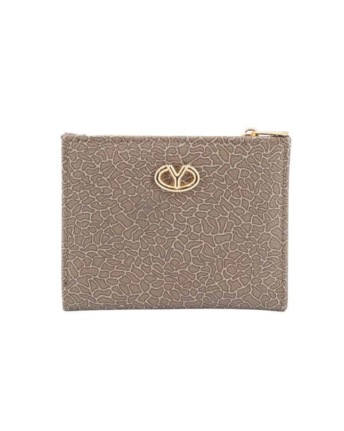  Ynot - Portafoglio piccolo donna in pvc con tasca laterale Lux