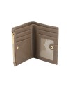  Ynot - Portafoglio piccolo donna in pvc con tasca laterale Lux