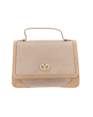 Ynot - Borsa a mano in pvc con patta e tracolla Lux