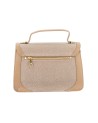 Ynot - Borsa a mano in pvc con patta e tracolla Lux