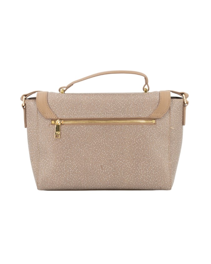 Ynot - Borsa con patta e tracolla in pvc Lux