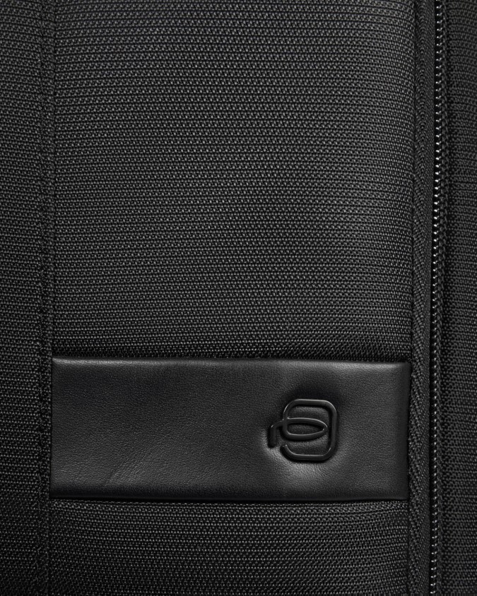 Piquadro – Zaino da viaggio porta pc 14’’ in pelle e tessuto