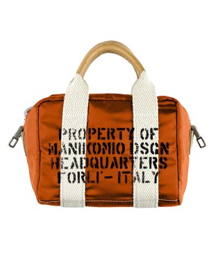 Manikomio Design - Borsa a mano con tracolla in nylon BB Fly Nylon Vela