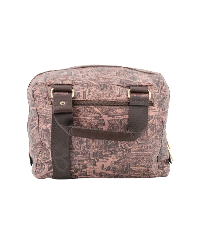  Ynot - Borsa bauletto in pvc fantasia città Gum
