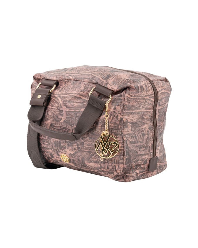  Ynot - Borsa bauletto in pvc fantasia città Gum