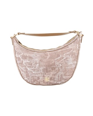 Ynot - Borsa a spalla in Pvc mezzaluna Aeterna