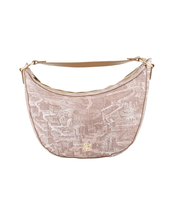 Ynot - Borsa a spalla in Pvc mezzaluna Aeterna