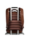 Piquadro - Customizable Blue Square 14" Leather Laptop Backpack