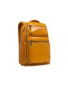Piquadro - Customizable Blue Square 15.6'' Leather Laptop Backpack