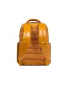 Piquadro - Customizable Blue Square 15.6'' Leather Laptop Backpack