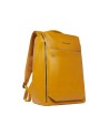 Piquadro - Lederrucksack mit drei Fächern für einen 15,6-Zoll-Laptop, Blue Square