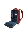 Piquadro - Blue Square 15.6'' Leather Laptop Backpack with Three Compartments