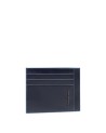 Piquadro - Porta carte di credito in pelle Blue Square