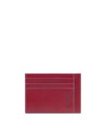 Piquadro - Blue Square Leather Credit Card Holder