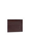 Piquadro - Porta carte di credito in pelle Blue Square
