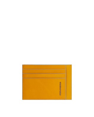Piquadro - Porta carte di credito in pelle Blue Square -...