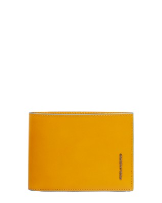 Piquadro - Portafoglio uomo con scomparti interni - Giallo
